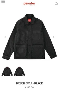 Paynter Chore Jacket Batch No. 7 Black XS French Moleskin Classic Coat - Picture 1 of 8