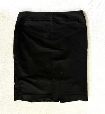 Юбка миди Katherine Barclay из хлопковой смеси, черная: РАЗМЕР 8 - Изображение 1 из 4