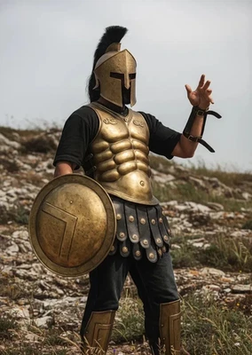 300 King Leonidas Battle Armor Suit 300 Movie Greek Armor Spartan Christmas Gift - Image 1 of 4