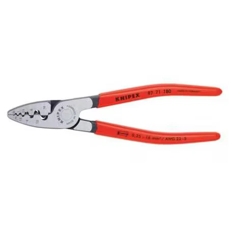 Knipex 97 71 180 7 1/4 In Crimper 23 To 5 Awg - Image 1 of 1