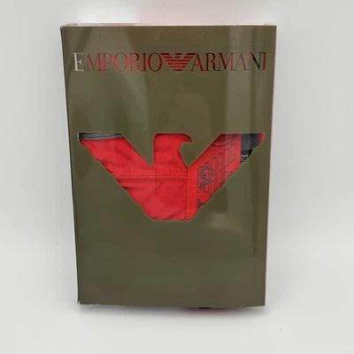 Calzoncillos rojos grandes de colección raros Emporio Armani para hombre nuevos en caja Foto 1 de 4