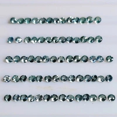 Rare Alexandrite Loose Gemstone Round Green to Red Cut Stones Gift for her A-305 - Image 1 of 4