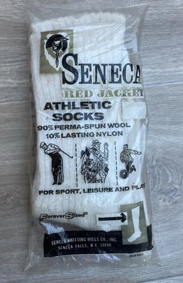 Винтажный Сенека красный куртка спортивные носки 90% шерсти размер 10-10,5 - Изображение 1 из 3