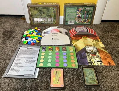 MODERN ART 2004 High Stakes Bidding in the Galleries Board Card Game Mayfair VG+ - Image 1 of 4