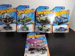 Lot Of 5 Hot Wheel HW Hot Trucks Partial Lot #1, #2, #6, #9 - Picture 1 of 13