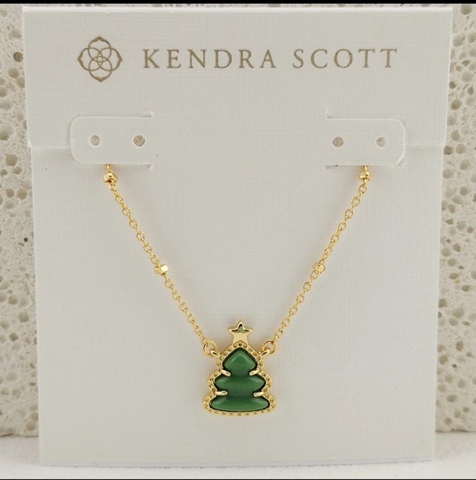 Ожерелье с короткой подвеской Kendra Scott Holiday Tree - Изображение 1 из 4