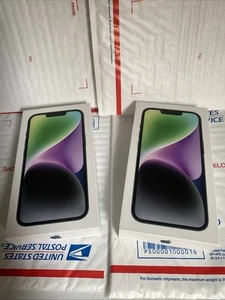 Apple iPhone 14 128 Go Minuit A2649 (T-Mobile) BOITE SCELLÉE NON ACTIVÉE - Photo 1 sur 9