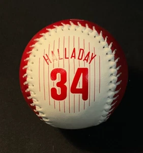 Phillies Roy Halladay 2019 HOF Induction Souvenir Collectible Baseball NEW - Picture 1 of 5