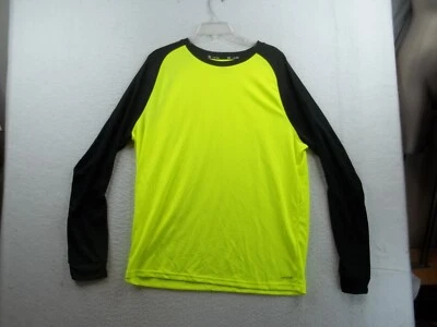 Camiseta Tek Gear Dr Tek Para Hombres Amarilla y Negra Manga Larga Talla XL Foto 1 de 4