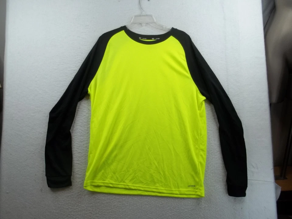 Camiseta Tek Gear Dr Tek Para Hombres Amarilla y Negra Manga Larga Talla XL Foto 1 de 4