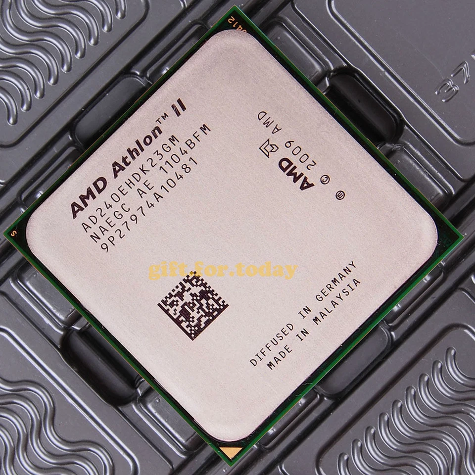 Original AMD Athlon II X2 240e 2.8 GHz Dual-Core (AD240EHDK23GM) Processor CPU - Image 1 of 1