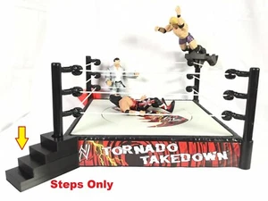 SSWI WWF WWE WCW Compatible Event Wrestling Ring Steps Add-ons for figures  - Picture 1 of 8