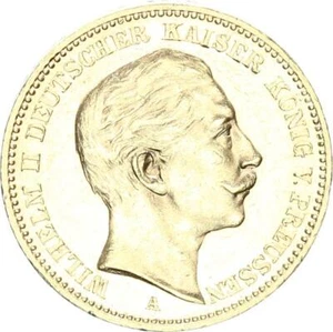 Preußen Wilhelm II. 20 Mark 1906 A Gold ss-vz J 252 - Bild 1 von 3