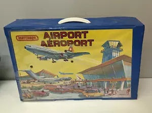 Vintage Matchbox Airport Playset Vinyl Carry Case (Lesney Products, 1973) C 200 - Picture 1 of 20