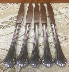 Reed & Barton REGINE Stainless 4 Dinner Knives 18/8 Glossy Korea Flatware (5) - Picture 1 of 1