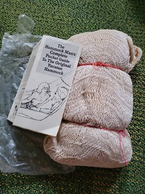 Vintage ¡NUEVO! Hamaca Yucatán La Hamaca Hombre Dayton Ohio 1988 Foto 1 de 4