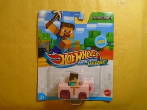 2025 HOT WHEELS RACER VERSE, DIECAST, MINECRAFT ( STEVE ) - Bild 1 von 2