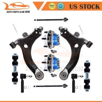 Fit For 97-04 Oldsmobile Silhouette 10x Front Control Arm Kit Wheel Hub Bearing Foto 1 de 4