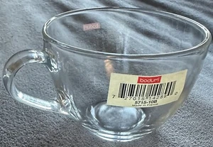 Vintage New FRANCE BODUM Set Of 6  Flat Bottom Glass Coffee Tea Espresso Cups - Picture 1 of 9