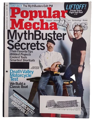 2009 Popular Mechanics Magazine Sept Myth Buster Secrets, Death Valley Test - Image 1 of 2
