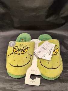 Dr. Seuss How the Grinch Stole Pantofole di Natale con Suono/Taglia L/XL - Foto 1 di 2