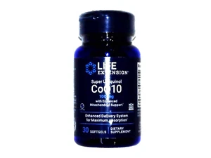 LIFE EXTENSION SUPER UBIQUINOL CoQ10 100mg 30 SOFTGELS EXP. 05/2026 - Picture 1 of 3