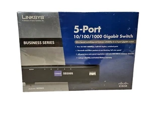 Linksys SD2005 5-Port 10/100/1000 Gigabit Swtich NEW SEALED - Picture 1 of 2