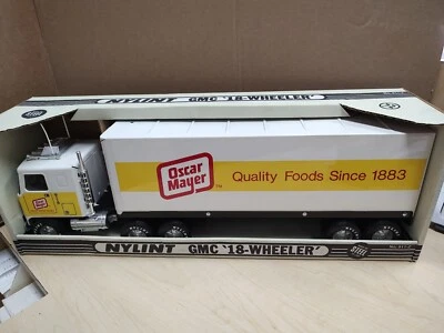 Vintage Nylint Oscar Mayer GMC 18 Wheeler Truck Trailer 911-Z NIB - Image 1 of 4