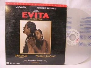 Evita 2 Disc Laserdisc Widescreen, Madonna, Antonio Banderas, Jonathan Pryce, NM - Picture 1 of 2