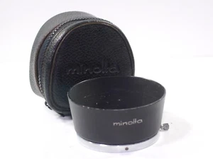 Minolta Genuine Shade Metal Lens Hood D57KB SR Lens Filter Diameter 55mm w/Case - Picture 1 of 12