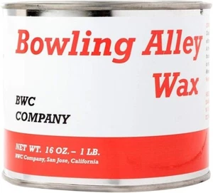 BWC Company Bowling Alley Wax, Clear Paste Wax 16 oz. Can