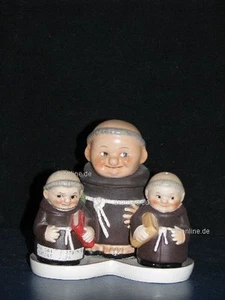 +*A014308_01 Goebel  Archivmuster Friar Tuck Mönch Menage Senftopf Streuer Tabl. - Picture 1 of 1