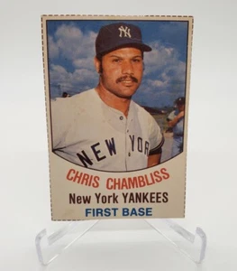 Vintage 1977 Hostess Chris Chambliss Hand Cut Single #98 Low Grade - Picture 1 of 18