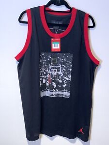 Michael Jordan The Last Shot Photo Mesh Jersey Air Jordan Brand Nike Last Dance