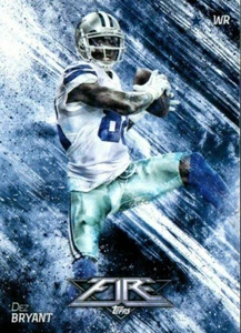 Topps Fire #69 Dez Bryant Dallas Cowboys 2014 - Imagen 1 de 2