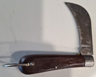 Klein Tools No. S-4 Electrician's Hawkbill Blade Wire Stripper Knife Chicago USA