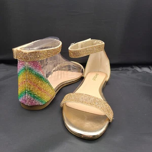 BAMBOO Rainbow PRIDE Sandals Strap New In Box See Description for Sizes - Picture 1 of 9
