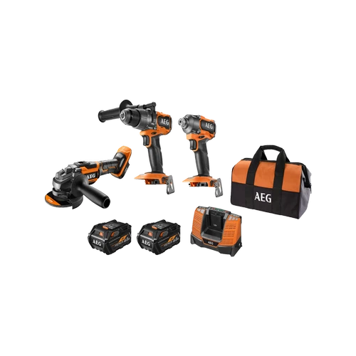 AEG 18V 3 Piece Brushless 6.0Ah Force Kit - Image 1 of 1