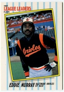 1987 Fleer League Leaders #32 Eddie Murray Baltimore Orioles - Picture 1 of 2
