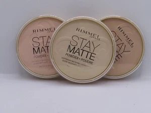RIMMEL STAY MATTE LIGHTWEIGHT MATTIFYING LASTING PRESSED POWDER - CHOOSE SHADE - Picture 1 of 23