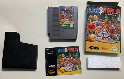 Arch Rivals (Nintendo Entertainment System, 1990) Jogo Nes Completo na Caixa Livro - Imagem 1 de 4