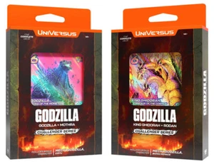 Challenger Series - Godzilla and King Ghidorah Deck Bundle (Set of 2)-UniVersus- - Picture 1 of 1