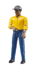 BRUDER #60022 Medium-Skinned Man w/ Blue Jeans NEW! - Picture 1 of 1