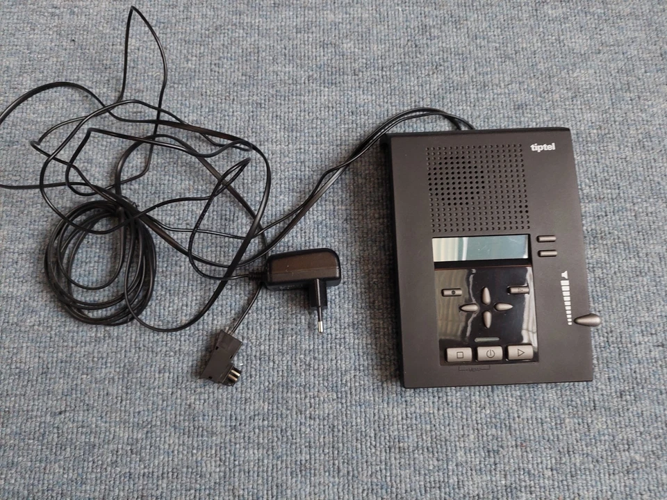 Tiptel 309 clip Anrufbeantworter für Telefon, komplett und voll funktionsfähig - Bild 1 von 4