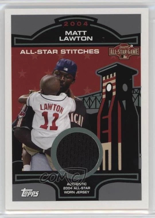 2005 Topps All-Star Stitches Matt Lawton #ASR-MLA - Image 1 of 2