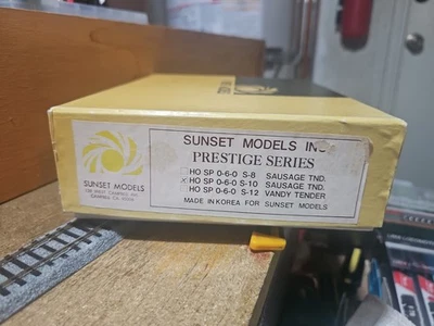 SUNSET MODELS S-10 0-6-0 SOUTHERN PACIFIC SP SAUSAGE TENDER - Image 1 of 4