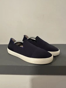 Rothys The Original Slip On Sneakers Navy Blue Womens Size 9 Shoes - Picture 1 of 12