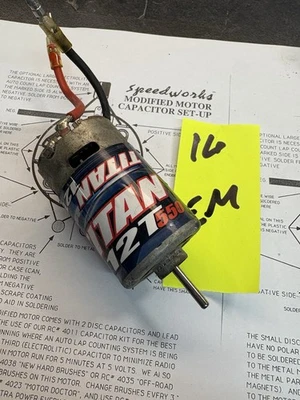 TRAXXAS TITAN 12T / 550  ELECTRIC MOTOR: USED - Image 1 of 4