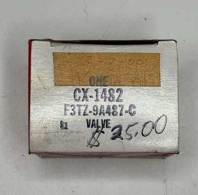 VÁLVULA FORD F3TZ-9A487-C CX-1482 OEM 1993-1996 F-150 F-250 BRONCO 5.0 5.8 NUEVO DE STOCK Foto 1 de 4