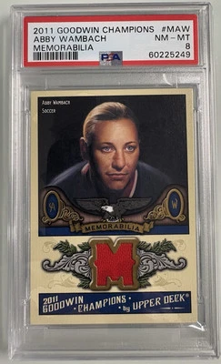 UD Goodwin Champions 2011 recuerdos auténticos Abby Wambach #M-AW PSA 8 - POP 2 Foto 1 de 2